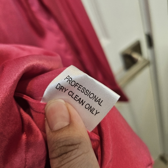 St. John Pink Silk Button Down Longsleeve Shirt - Picture 12 of 13